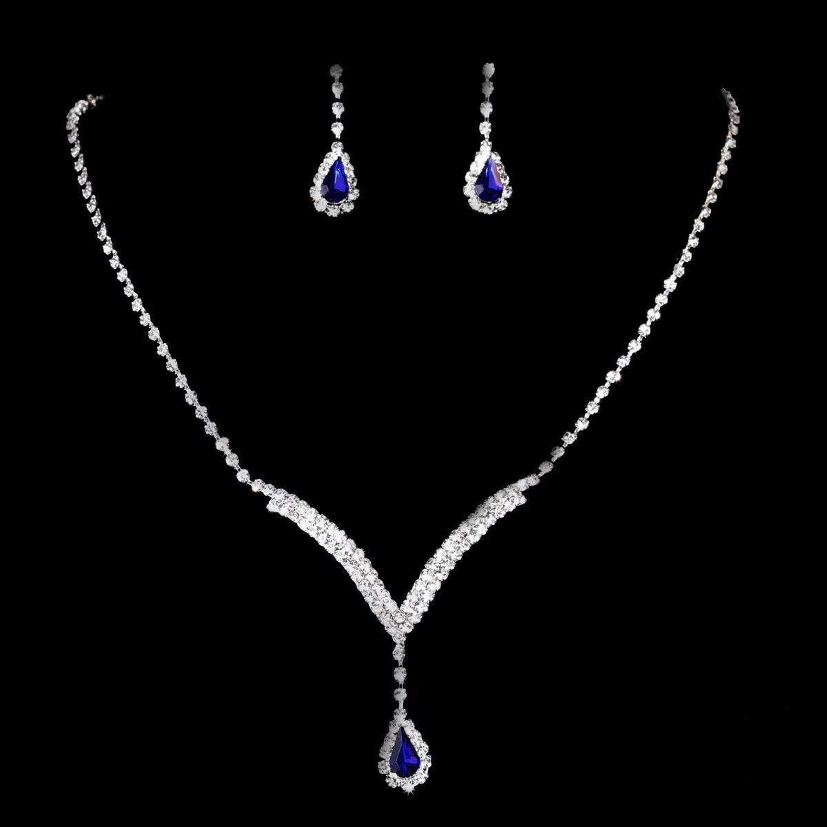 Waterdrop Necklaces Earrings Set