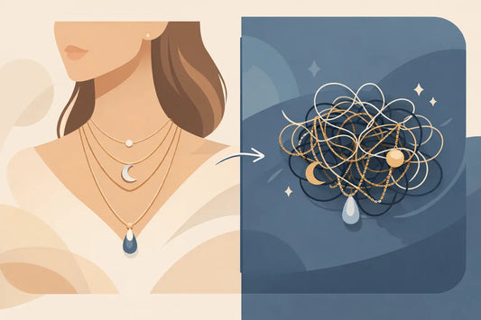 How to Layer Necklaces Without the Tangles