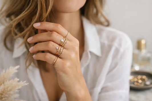 How to Style Dainty Rings for Stacking Daily