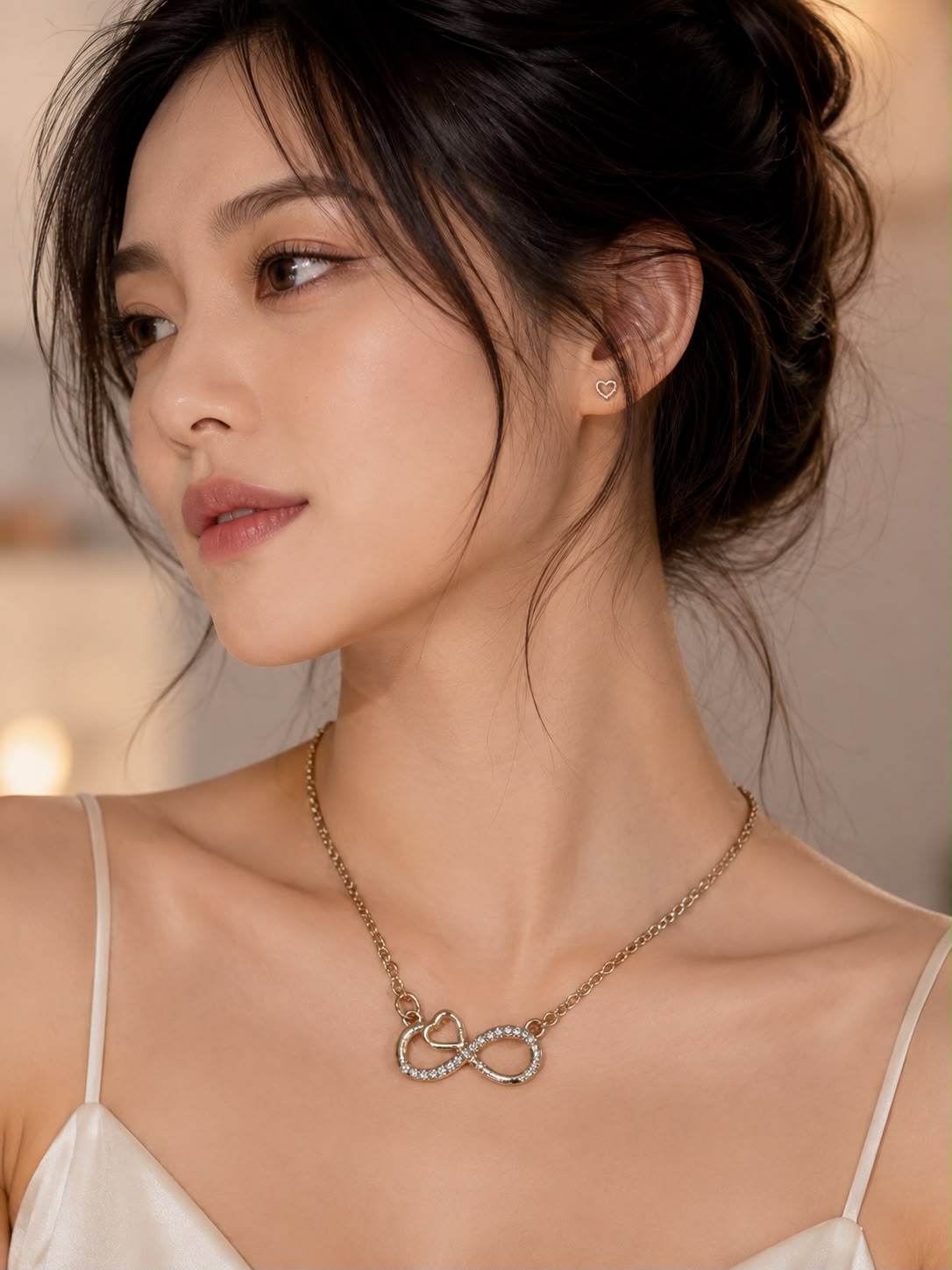 18k Gold Plated Love Heart Infinity Butterfly Necklaces