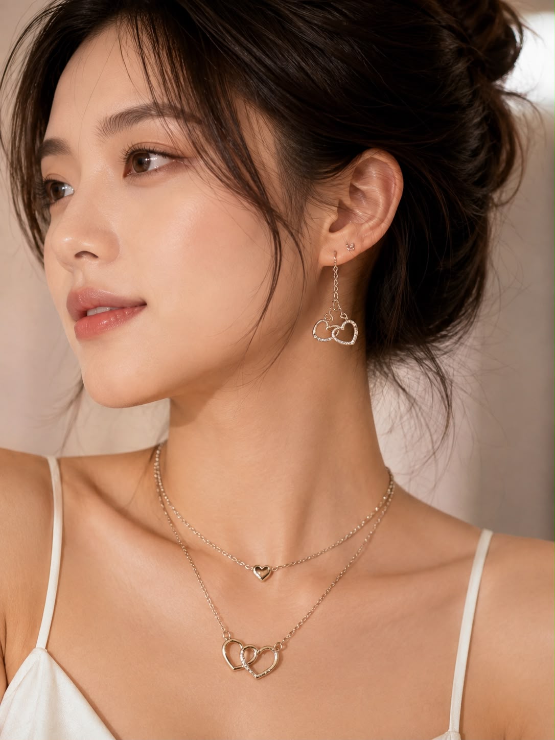 18k Gold Plated Love Heart Infinity Butterfly Necklaces