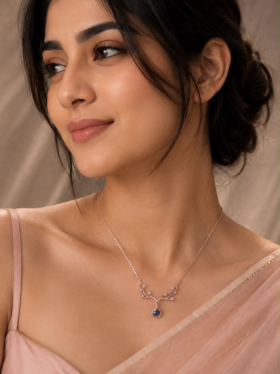 I Love You Crystal Rhinestone Fashion Pendant Projection Heart Necklace